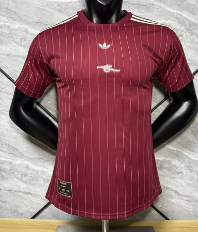 2526 player version Arse red retro version jersey